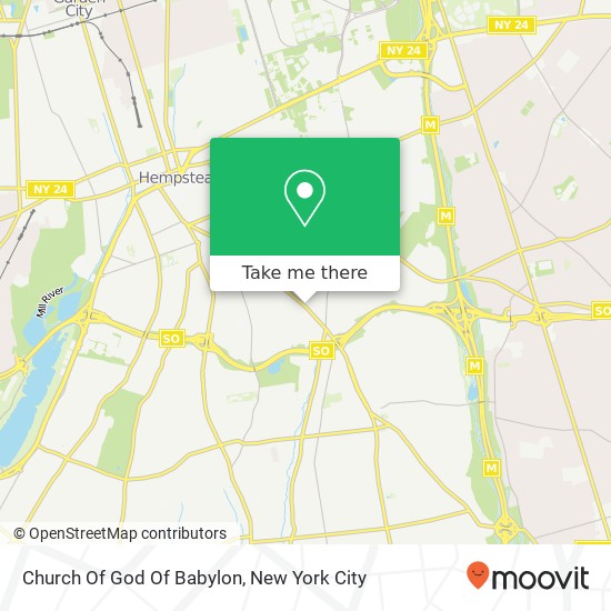 Mapa de Church Of God Of Babylon