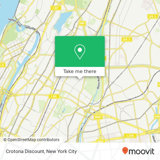 Crotona Discount map