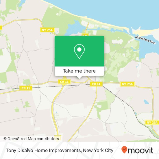 Mapa de Tony Disalvo Home Improvements