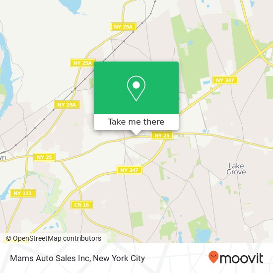 Mams Auto Sales Inc map