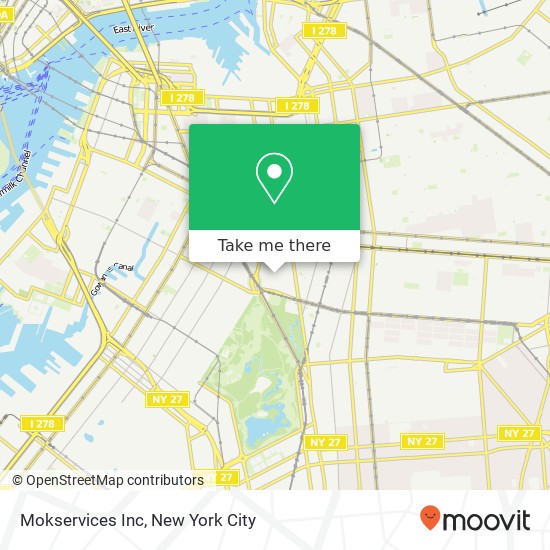 Mapa de Mokservices Inc