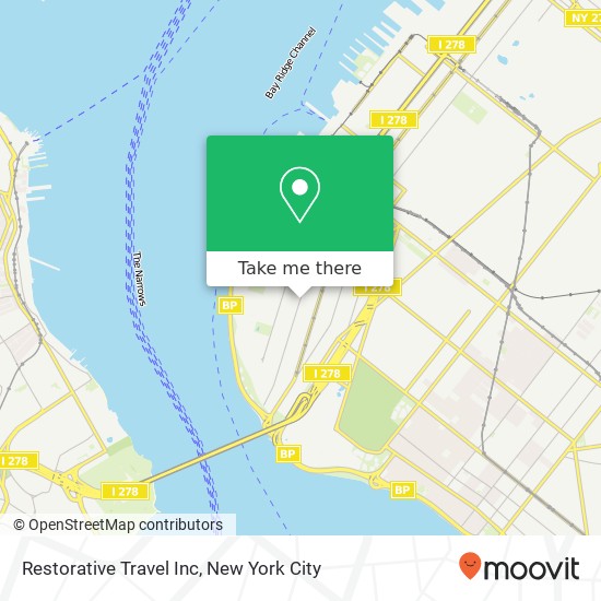 Restorative Travel Inc map