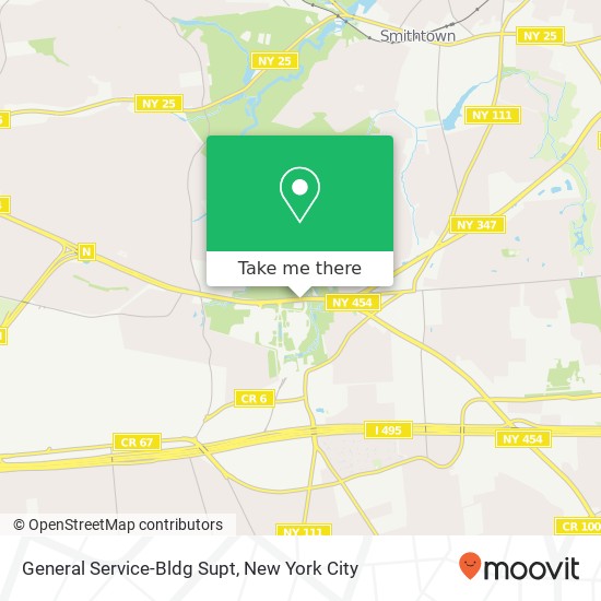 General Service-Bldg Supt map