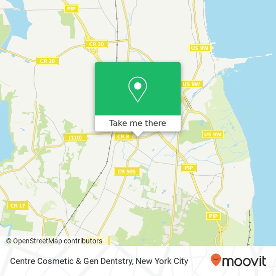 Centre Cosmetic & Gen Dentstry map