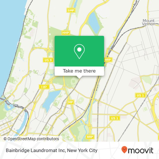 Mapa de Bainbridge Laundromat Inc