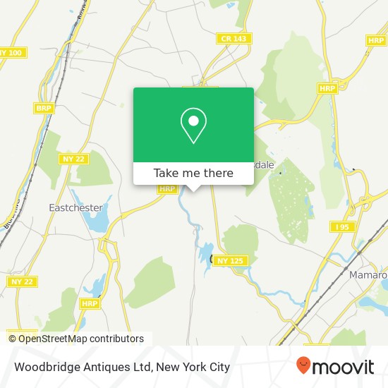 Mapa de Woodbridge Antiques Ltd