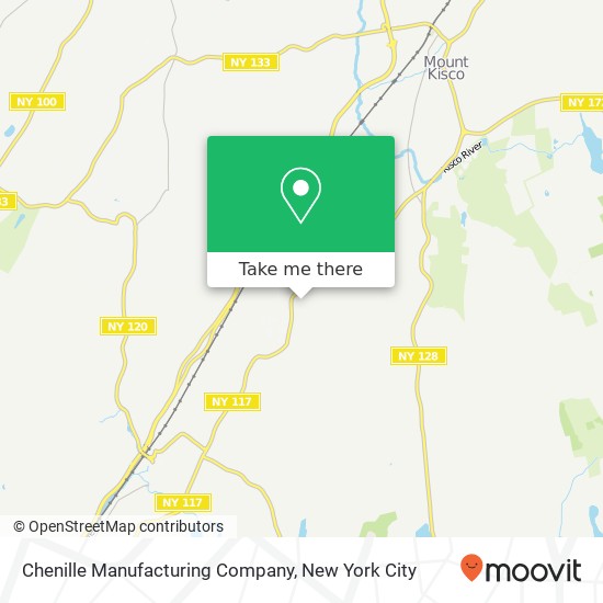 Chenille Manufacturing Company map