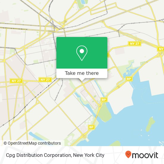 Cpg Distribution Corporation map