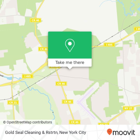 Gold Seal Cleaning & Rstrtn map