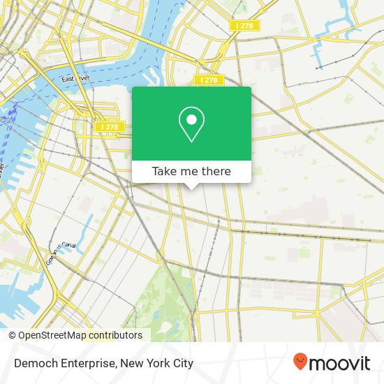 Democh Enterprise map