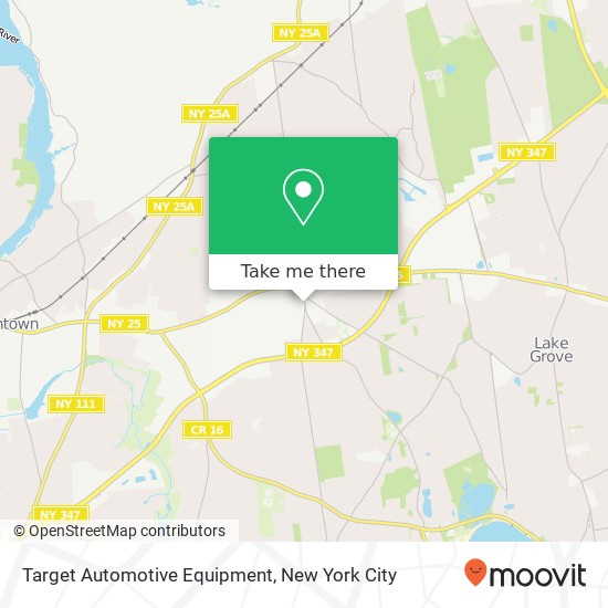 Target Automotive Equipment map