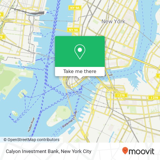 Calyon Investment Bank map