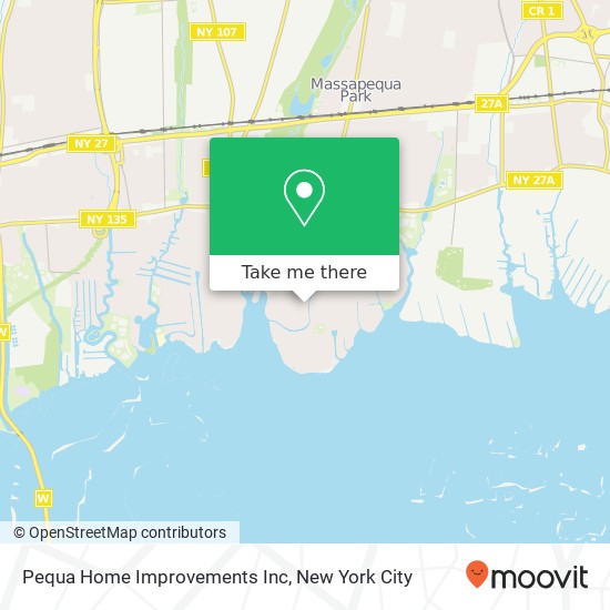 Mapa de Pequa Home Improvements Inc