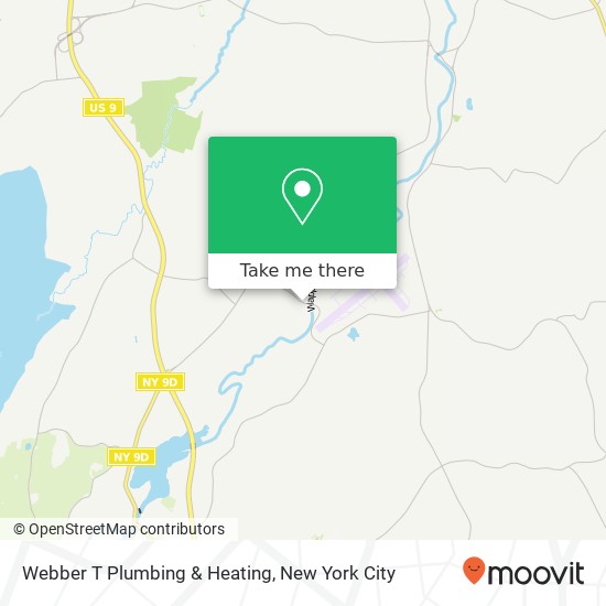 Mapa de Webber T Plumbing & Heating