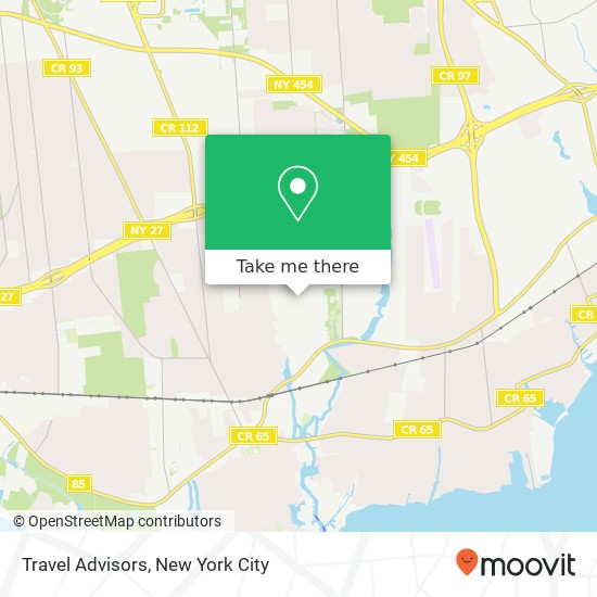 Travel Advisors map