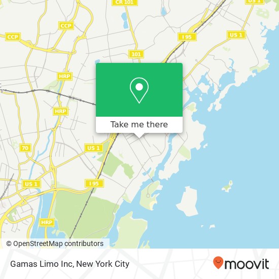 Gamas Limo Inc map