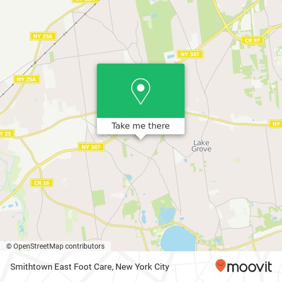 Smithtown East Foot Care map