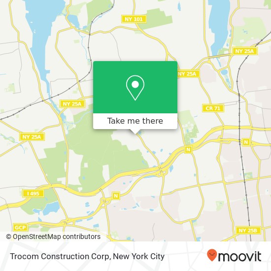 Trocom Construction Corp map