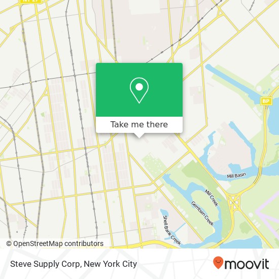 Steve Supply Corp map