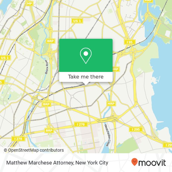 Matthew Marchese Attorney map