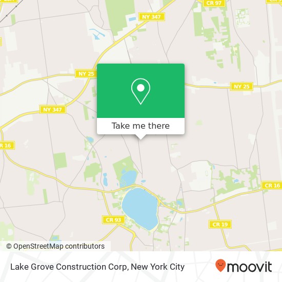 Mapa de Lake Grove Construction Corp