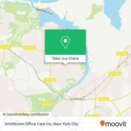 Smithtown Office Care Inc map