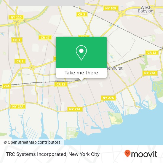 Mapa de TRC Systems Incorporated