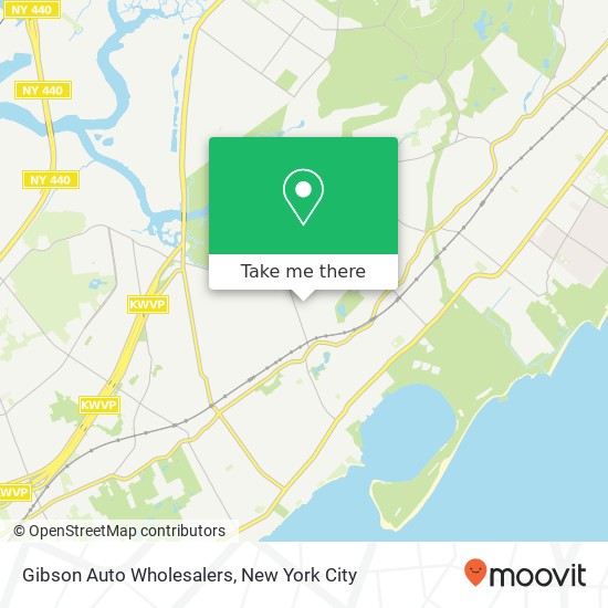 Gibson Auto Wholesalers map