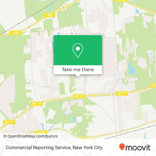 Commercial Reporting Service map