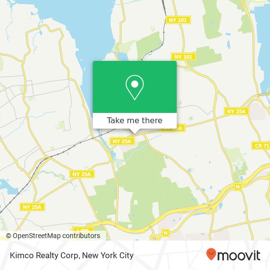 Kimco Realty Corp map