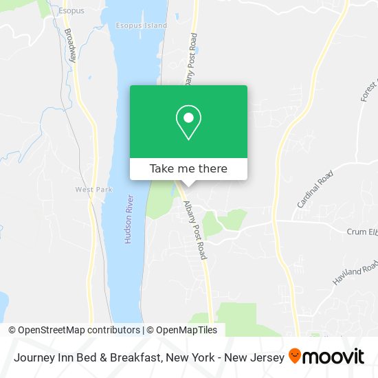 Journey Inn Bed & Breakfast map