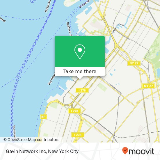 Gavin Network Inc map