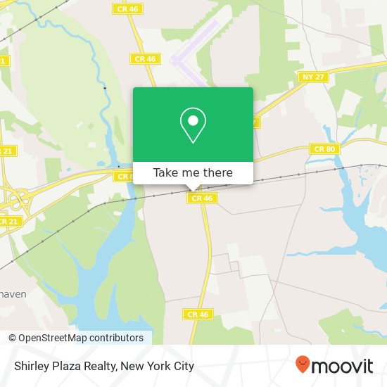 Shirley Plaza Realty map