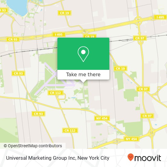 Mapa de Universal Marketing Group Inc