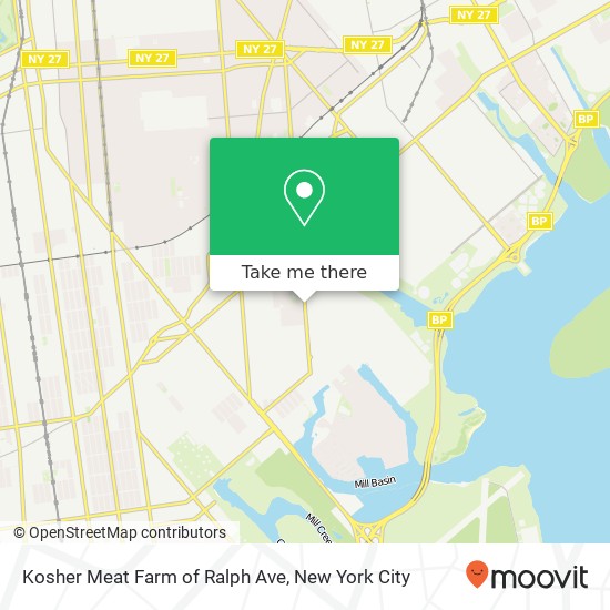 Mapa de Kosher Meat Farm of Ralph Ave