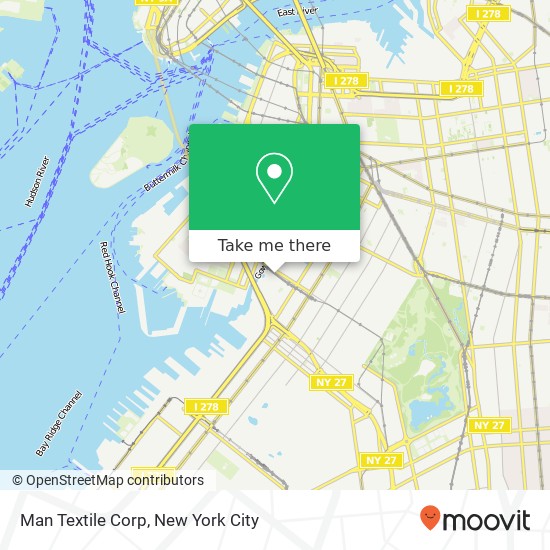 Man Textile Corp map