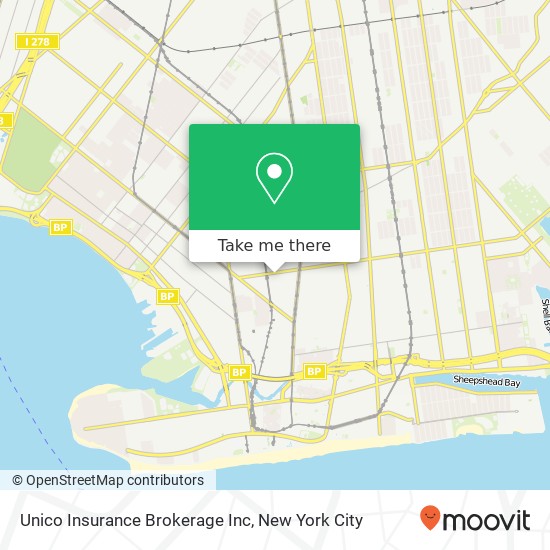 Unico Insurance Brokerage Inc map