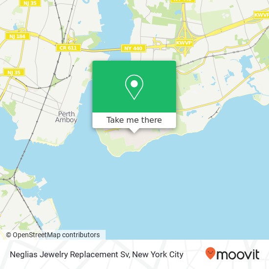 Mapa de Neglias Jewelry Replacement Sv