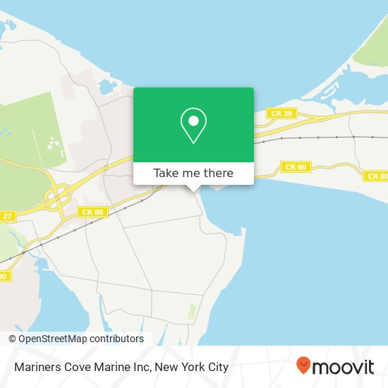 Mariners Cove Marine Inc map