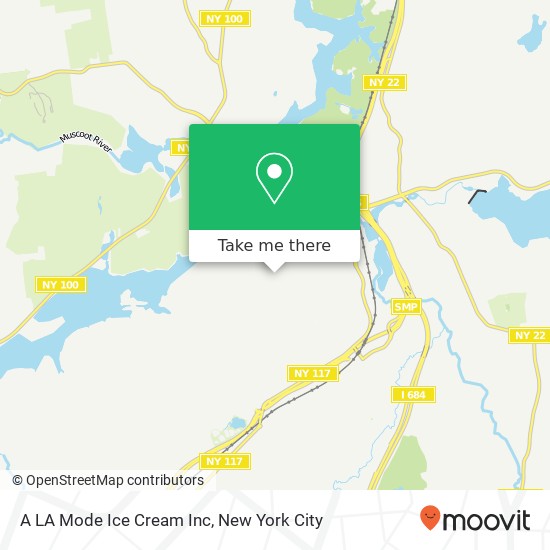 A LA Mode Ice Cream Inc map