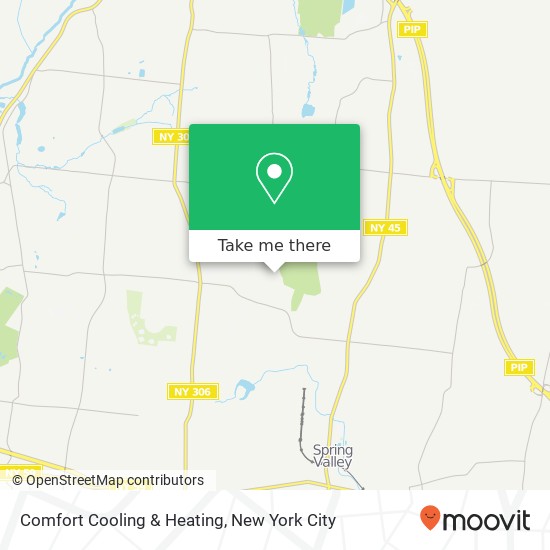 Comfort Cooling & Heating map