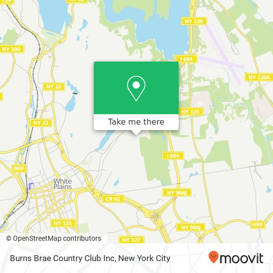 Mapa de Burns Brae Country Club Inc