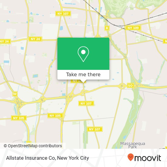 Allstate Insurance Co map