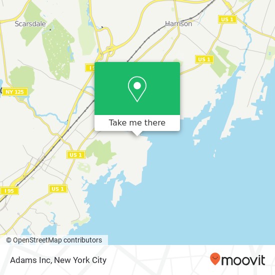 Adams Inc map