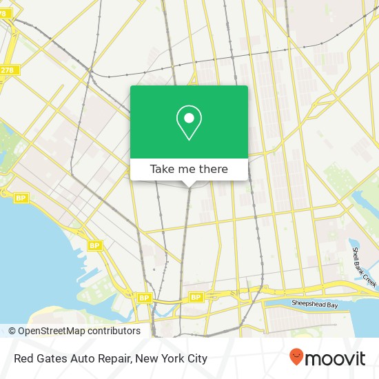 Mapa de Red Gates Auto Repair