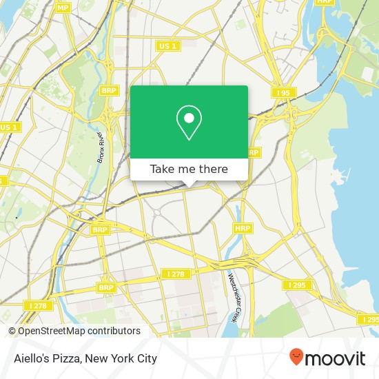 Mapa de Aiello's Pizza
