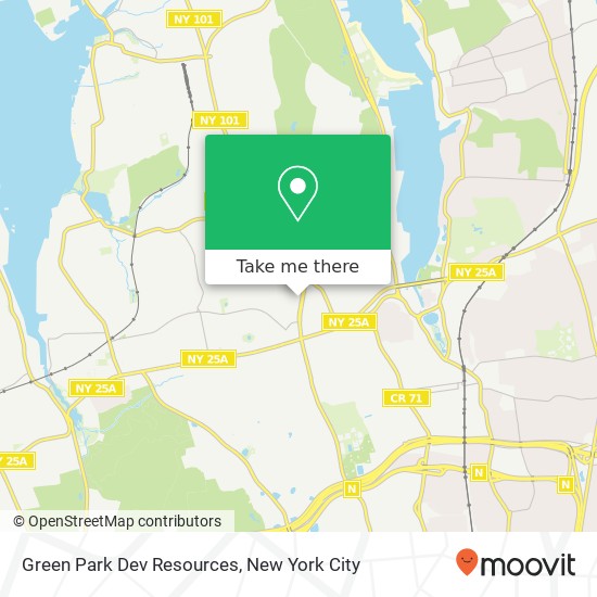 Mapa de Green Park Dev Resources