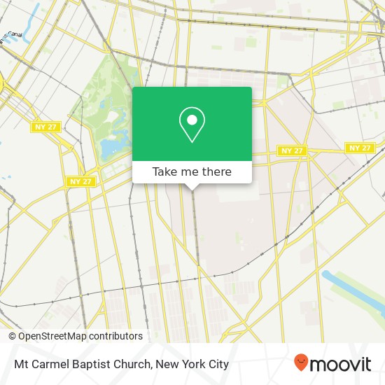 Mapa de Mt Carmel Baptist Church