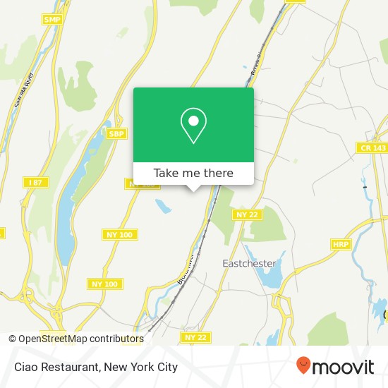 Mapa de Ciao Restaurant