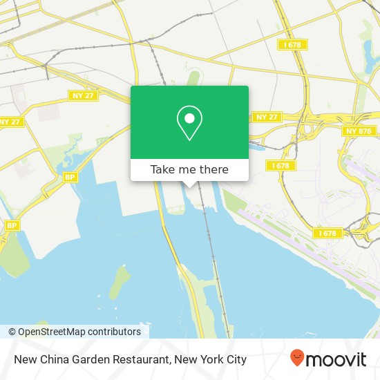 Mapa de New China Garden Restaurant